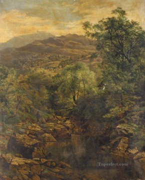 グレンファロックの静かなプール ベンジャミン・ウィリアムズ リーダー Oil Paintings